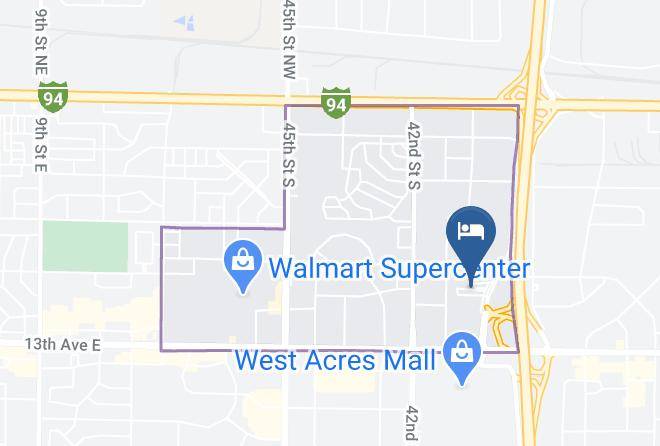 Fargo Inn & Suites Map