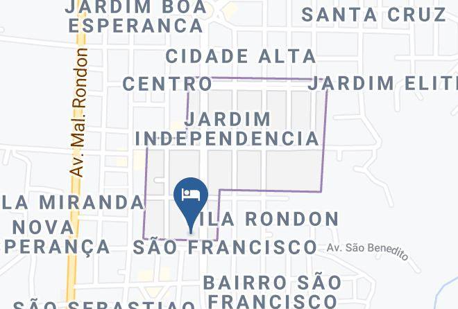 Barra Do Bugres - Farias Palace Hotel Maps