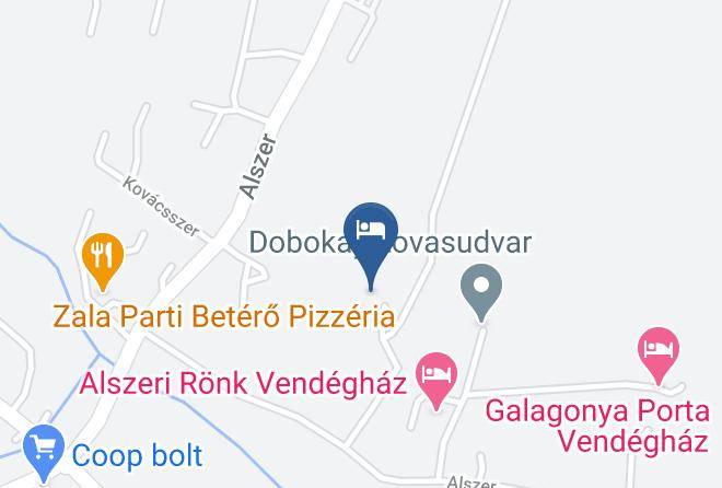 Oriszentpeter - Farkasdombi Vendeghaz Maps