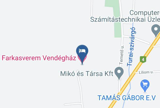 Nyirtura - Farkasverem Vendeghaz Maps