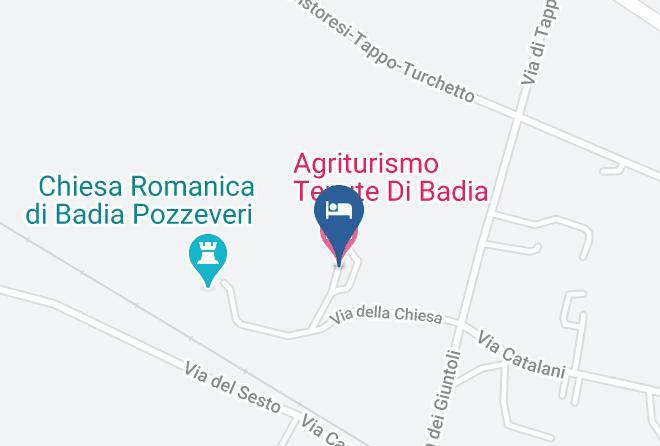 Lucca - Agriturismo Tenute Di Badia Maps