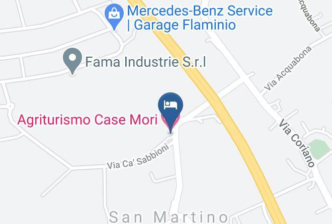 Rimini - Agriturismo Case Mori Maps