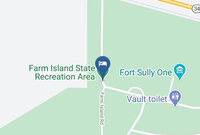 Hughes - Farm Island State Recreation Area Maps