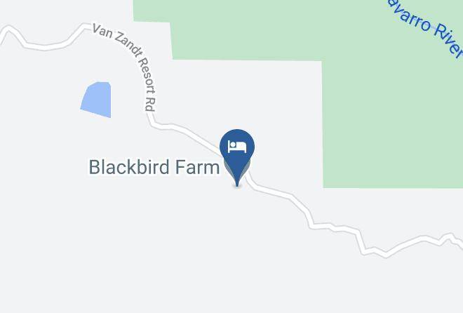 Mendocino - Farm Stay Inn At Blackbird Farm Maps