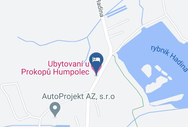 Pelhrimov - Ubytovani U Prokopu Humpolec Maps