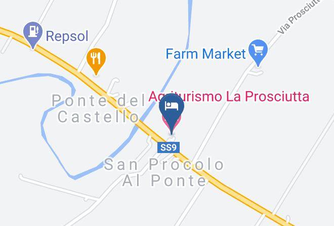 Ravenna - Agriturismo La Prosciutta Maps