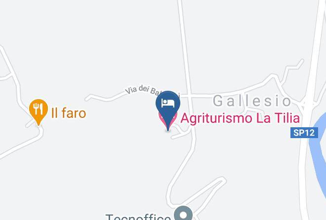 Cuneo - Agriturismo La Tilia Maps