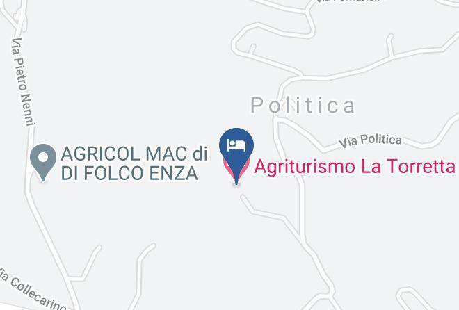 Frosinone - Agriturismo La Torretta Maps