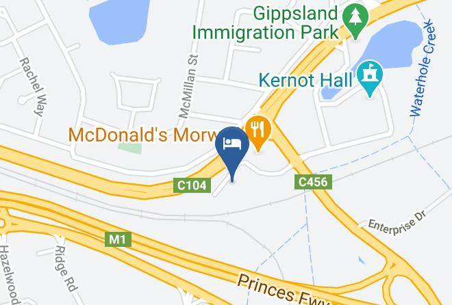 Latrobe - Farnham Court Motel Restaurant & Conferencing Maps