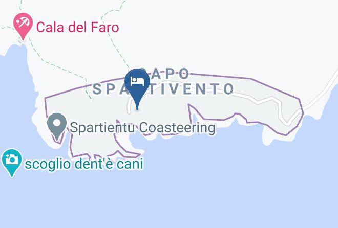 Province Of South Sardinia - Faro Capo Spartivento Maps