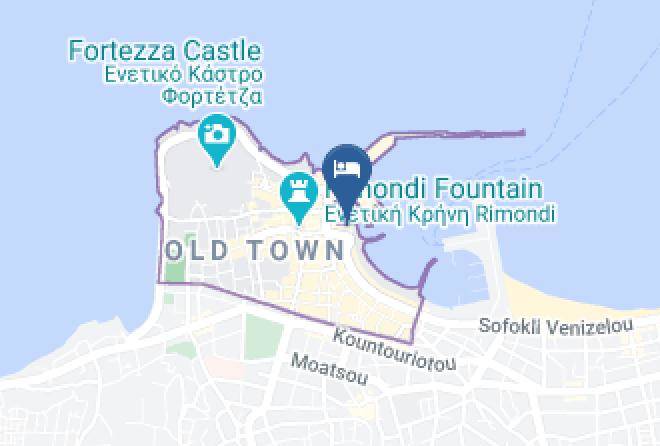 Rethimni - Faros Beach Hotel Maps