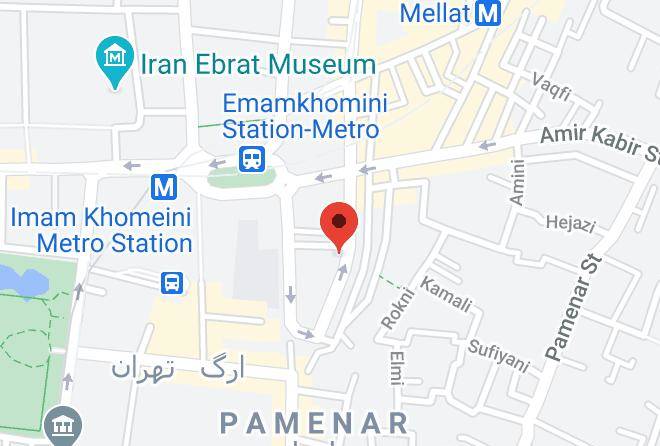 Tehran - Fars Hotel Maps