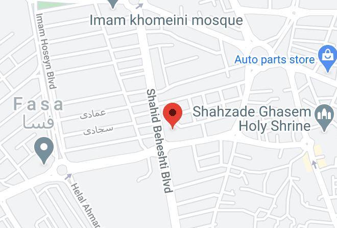 Fasa Tourism Hotel Map