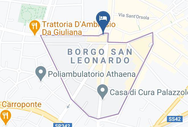 Bergamo - Ilsanleonardo Suites Maps