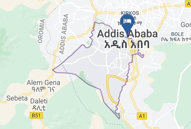 Addis Ababa - Fasil International Hotel Maps