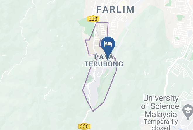 Paya Terubong - Fastbook Sunmoon City Homestay Maps