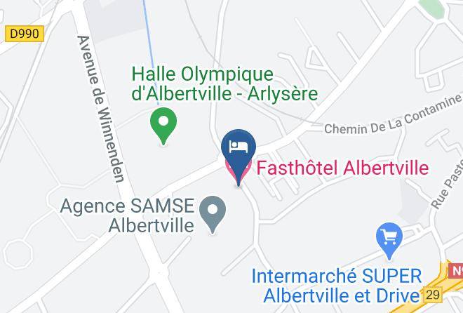 Savoie - Fasthotel Albertville Maps
