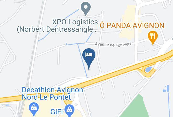 Vaucluse - Fasthotel Avignon Nord Maps