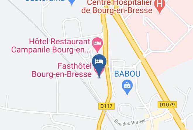 Fasthotel Bourg En Bresse Map