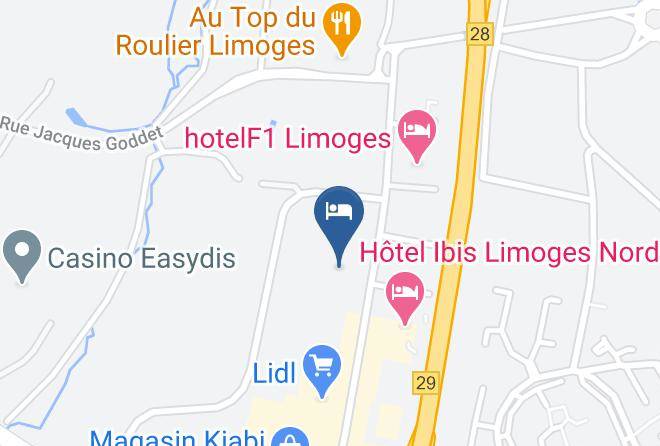 Haute Vienne - Fasthotel Limoges Maps