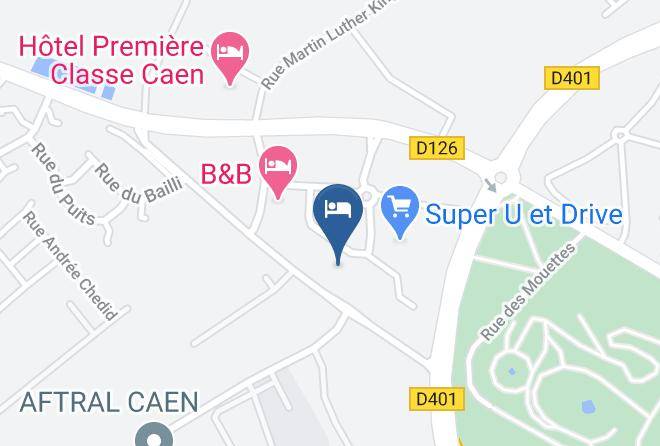 Calvados - Fasthotel Caen Memorial Maps