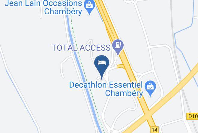 Fasthotel Chambery Map