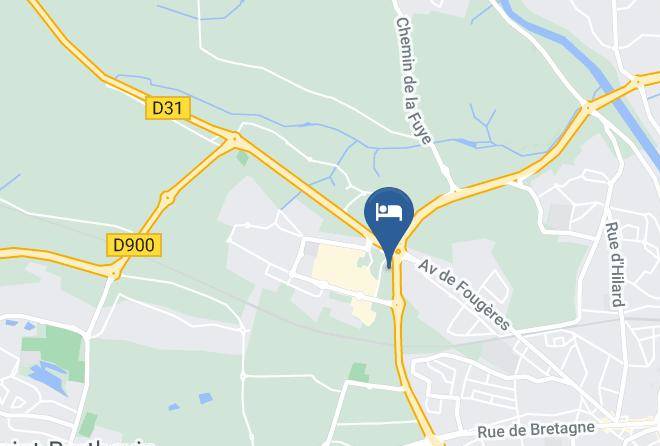 Mayenne - Fasthotel Laval Maps