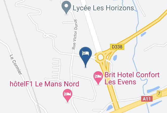 Sarthe - Fasthotel Le Mans Maps
