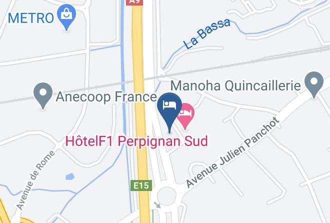 Pyrenees Orientales - Fasthotel Perpignan Sud Maps