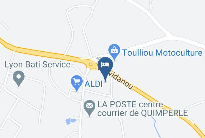 Finistere - Fasthotel Quimperle Maps