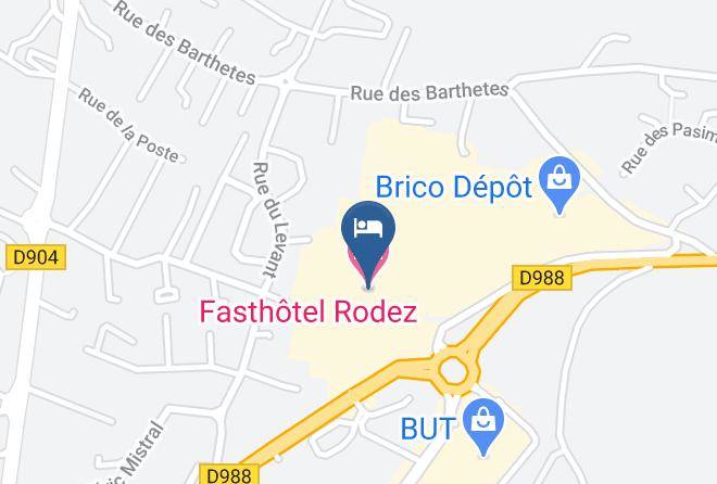 Aveyron - Fasthotel Rodez Maps