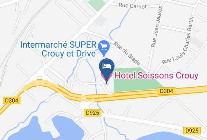 Aisne - Hotel Soissons Crouy Maps