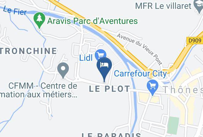 Haute Savoie - Fasthotel Thones Maps
