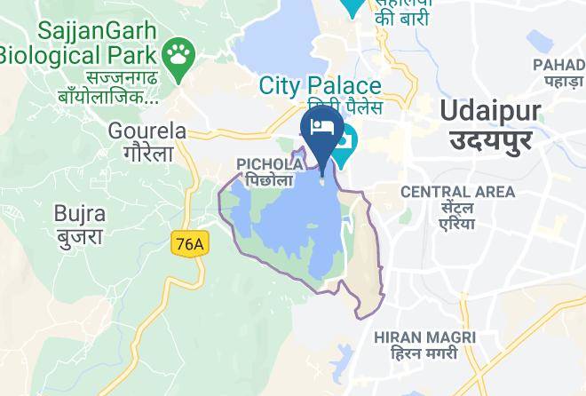 Udaipur - Taj Lake Palace Udaipur Maps
