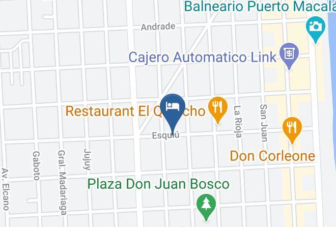 Mar Del Tuyu - Hotel Belsur Maps