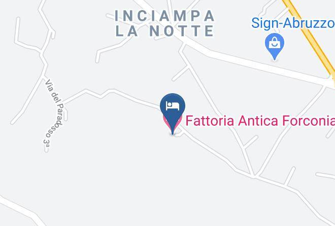 L Aquila - Fattoria Antica Forconia Maps