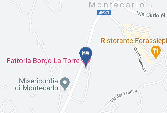 Lucca - Fattoria Borgo La Torre Maps
