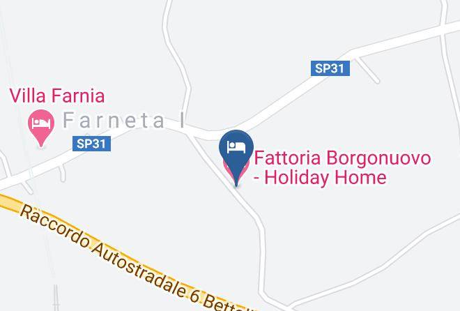 Arezzo - Fattoria Borgonuovo Holiday Home Maps