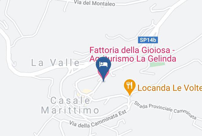 Pisa - Fattoria Della Gioiosa Agriturismo La Gelinda Maps