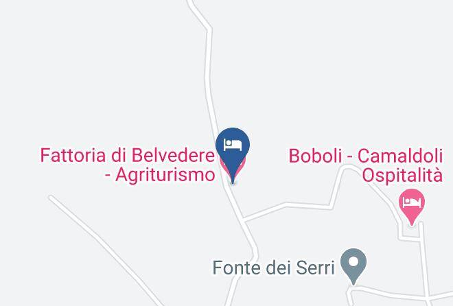 Arezzo - Fattoria Di Belvedere Agriturismo Maps