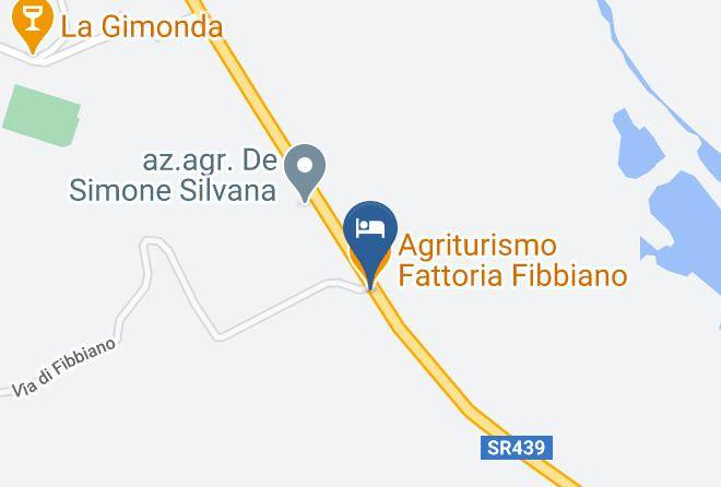 Pisa - Agriturismo Fattoria Fibbiano Maps