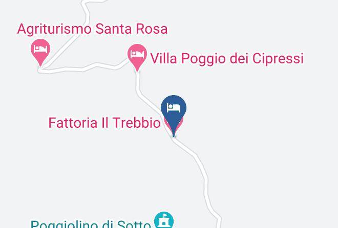 Arezzo - Fattoria Il Trebbio Maps