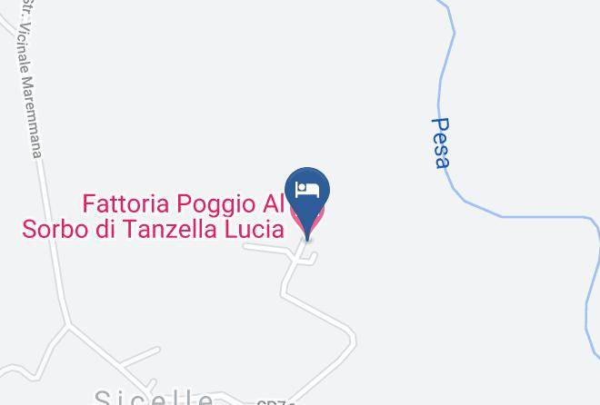 Siena - Fattoria Poggio Al Sorbo Di Tanzella Lucia Maps