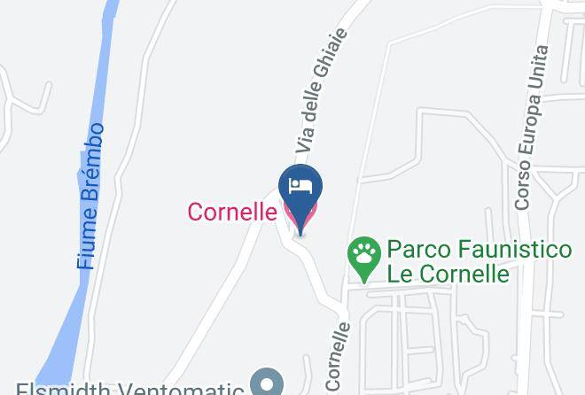 Bergamo - Cornelle Hotel Maps