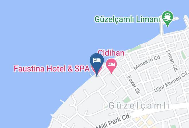 Faustina Hotel & Spa Map - Aydin - Guzelcamli