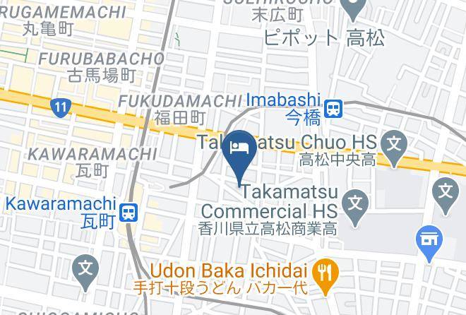 Takamatsu City - Fav Hotel Takamatsu Maps