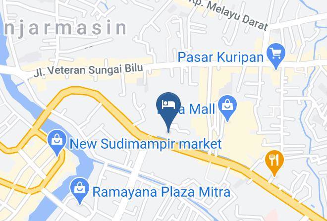 Banjarmasin - Favehotel Ahmad Yani Banjarmasin Maps