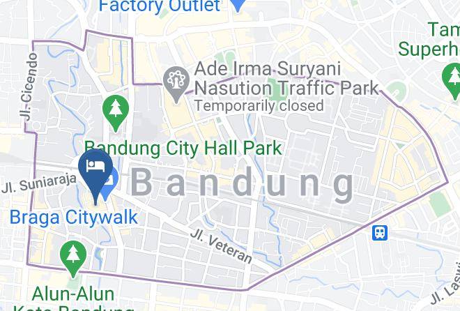 Bandung - Favehotel Braga Bandung Maps