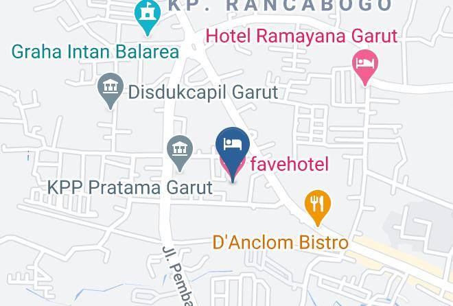 Garut Regency - Favehotel Maps