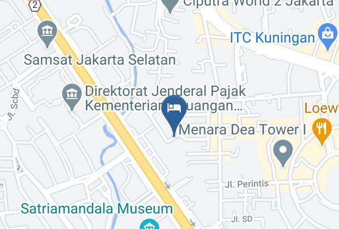 Jakarta Selatan - Favehotel Gatot Subroto Jakarta Maps
